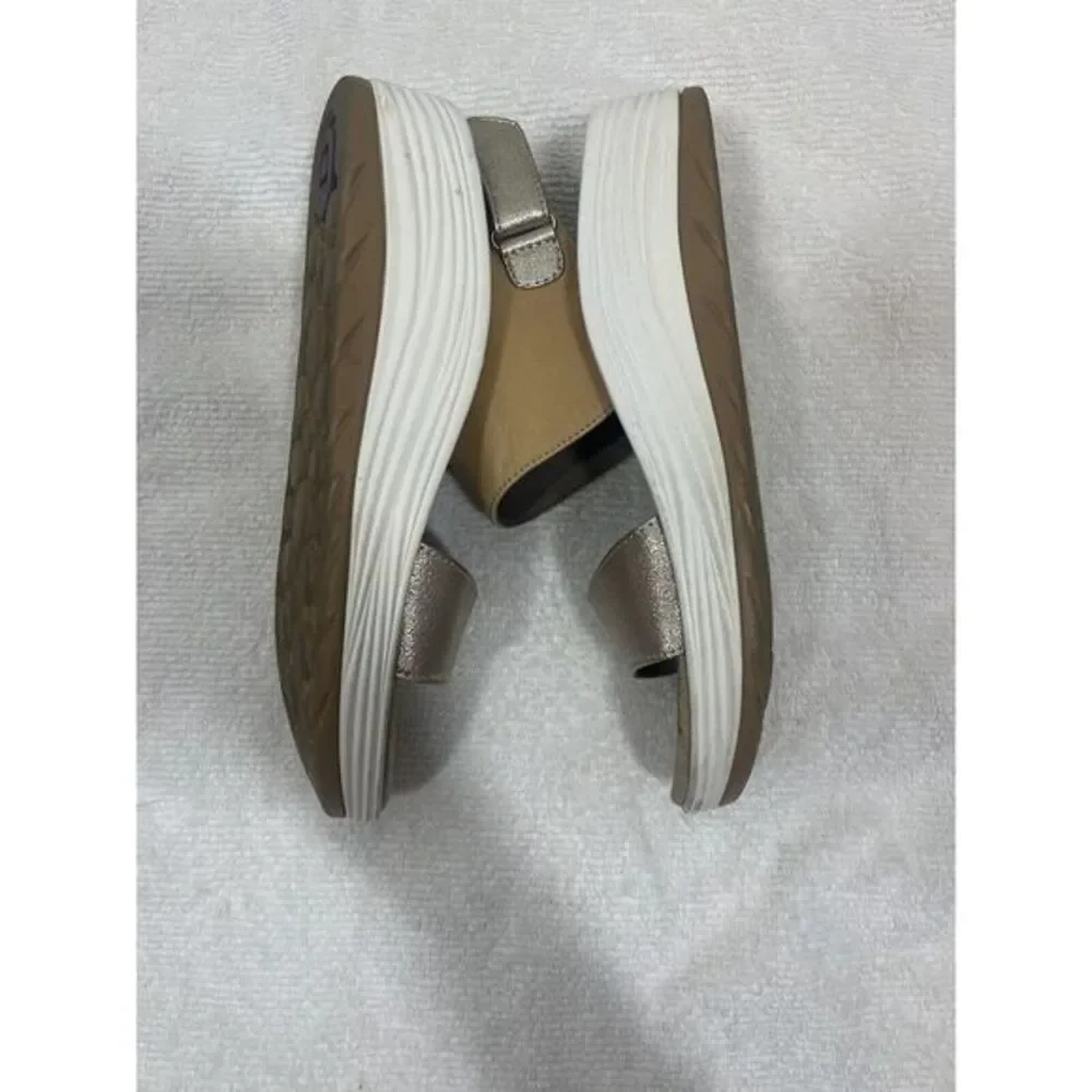 Bionica Yolanda Women’s Size 8.5 Leather Wedge Platform Slingback Comfort Sandal - Picture 9 of 16